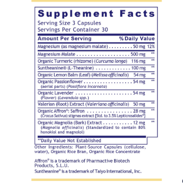 Tranquinol- 60 caps Premier Research Labs Supplement - Conners Clinic